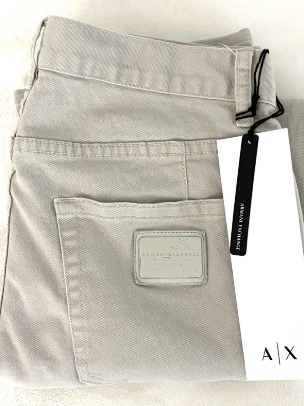 AX ARMANI EXCHANGE Jeans in Grey (Size: 32x30) Straight Fit NEW